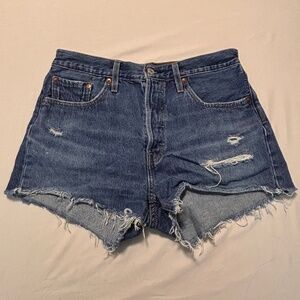 Women's Levi's Cutoff Jean Shorts Size 29